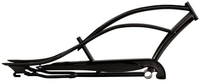 Mustang Stretch Cruiser Frame and Chain Guard BLACK
