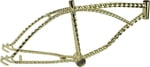 Lowrider Bike Frame 20" GOLD Twist