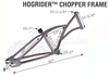HogRider Chopper Frame - CHROME