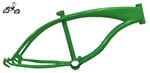 Lowrider Bike Frame F4 GREEN