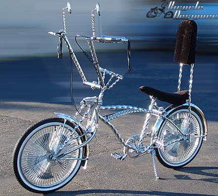 twisted frame lowrider bike