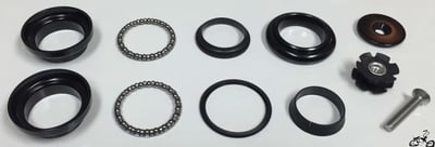 1 1/8" Threadless Headset BLACK