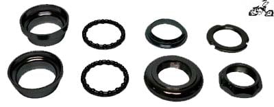 1" Threaded Headset - BLACK