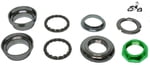 1" Threaded Headset - GREEN CAP