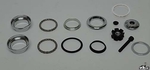 1 1/8" Threadless Headset CHROME