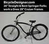 Headset Conversion Kit 1 1/8" to 1" - After Market Onex 29"
