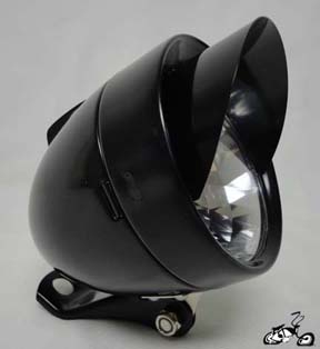 LED Bullet Light BLACK / BLACK VISOR