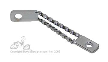 DoubleTwist Chrome Light Bracket for bullet light