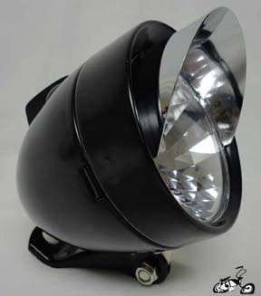 LED Bullet Light BLACK / CHROME VISOR