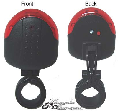 LED Seatpost Light BLACK RED