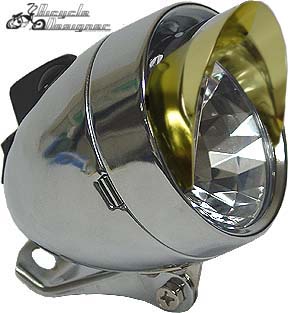 LED Bullet Light with Visor GOLD