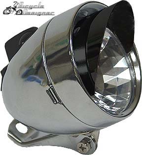 LED Bullet Light with Visor BLACK