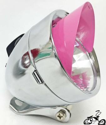 Bullet Light CHROME PINK SPARKLE VISOR