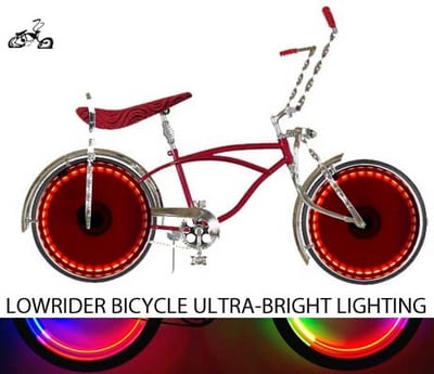 Lowrider Bike Ultra Bright Multi Color Wheel Light Kit
