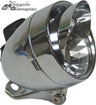 LED Bullet Light with Visor CHROME