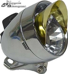 LED Bullet Light with Visor GOLD