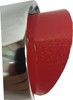 Bullet Light CHROME RED SPARKLE VISOR