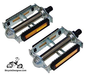 1/2" Bicycle Pedals Steel Grip (pair)
