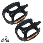 1/2" Cruiser Grip Pedals ALL BLACK (pair)