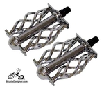 1/2" Lowrider Bicycle Pedals Birdcage CHROME (pair)