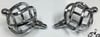 1/2" Show Bike Birdcage Pedals CHROME (pair)