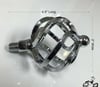 1/2" Show Bike Birdcage Pedals CHROME (pair)