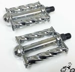 1/2" Show Bike Mini Square Twist Pedals CHROME (pair)