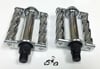 1/2" Show Bike Mini Square Twist Pedals CHROME (pair)