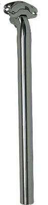 25.4mm Bicyle Seat Post with Rail Clamp ALLOY SILVER