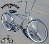 25.4mm Cruiser Bicycle Seat Post - CHROME