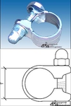 22.2mm Bicycle Seat Post Clamp CHROME