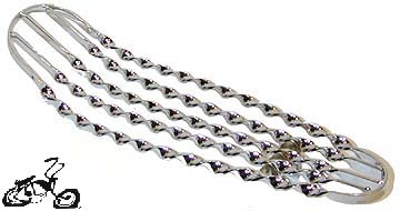 20" Lowrider Flat Twist Seat CHROME