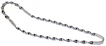 20" Lowrider Flat Twist Seat Trim CHROME