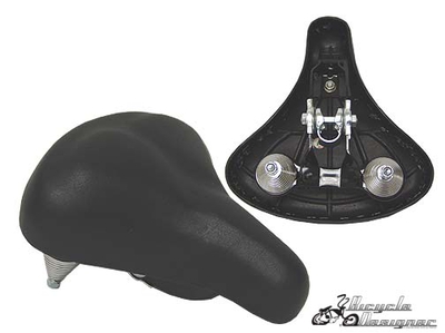 Cruiser Bicycle Seat Vinyl BLACK