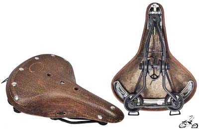 Rustic Leather Cruiser Seat