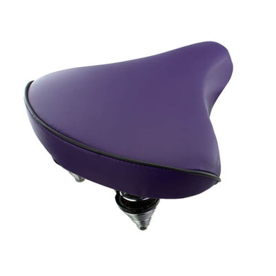Cruiser Bicycle Saddle Water Proof Purple