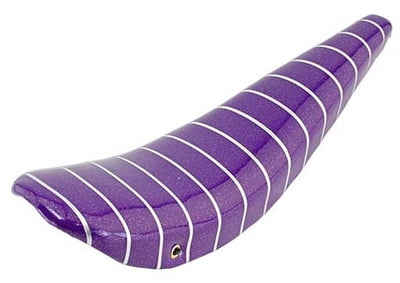 26" Banana Saddle Sparkle Purple Silver Stripe