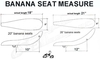 20" Bicycle Banana Seat Veloure BLUE