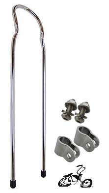 Lowrider Adjustable Sissybar - CHROME
