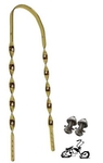 Lowrider Sissybar Flat Twist - GOLD