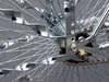 Lowrider Sissybar Bent Flat Twist - CHROME