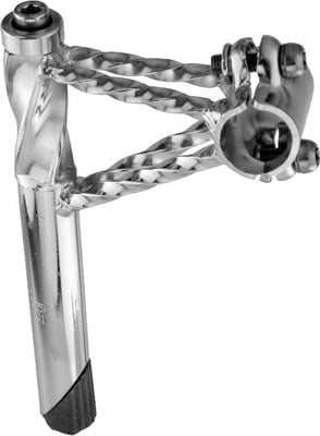 Double Twist Stem 22.2mm (7/8") x 1" (25.4mm) CHROME