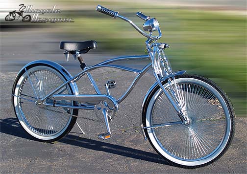 chrome bike stem