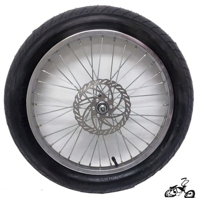 20" 36 Spoke Disc Brake Wheel with 3" Tire