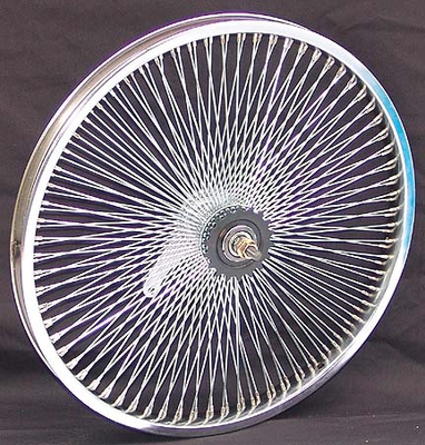20" 140 Spoke Coaster Wheel CHROME