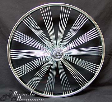 26" 140 Fan Free Wheel CHROME