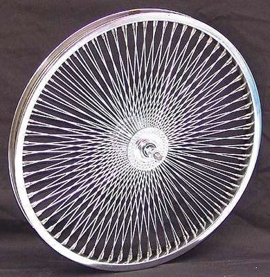 20" 140 Spoke Front Wheel CHROME