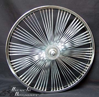 20" 140 Fan Front Wheel CHROME