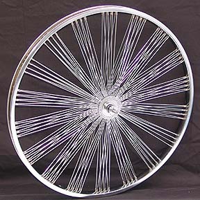 24" 140 Fan Front Wheel CHROME