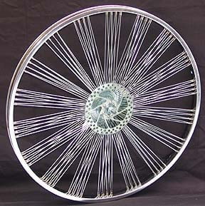 Front Disc Brake Wheel 26" 140 Fan Spoke